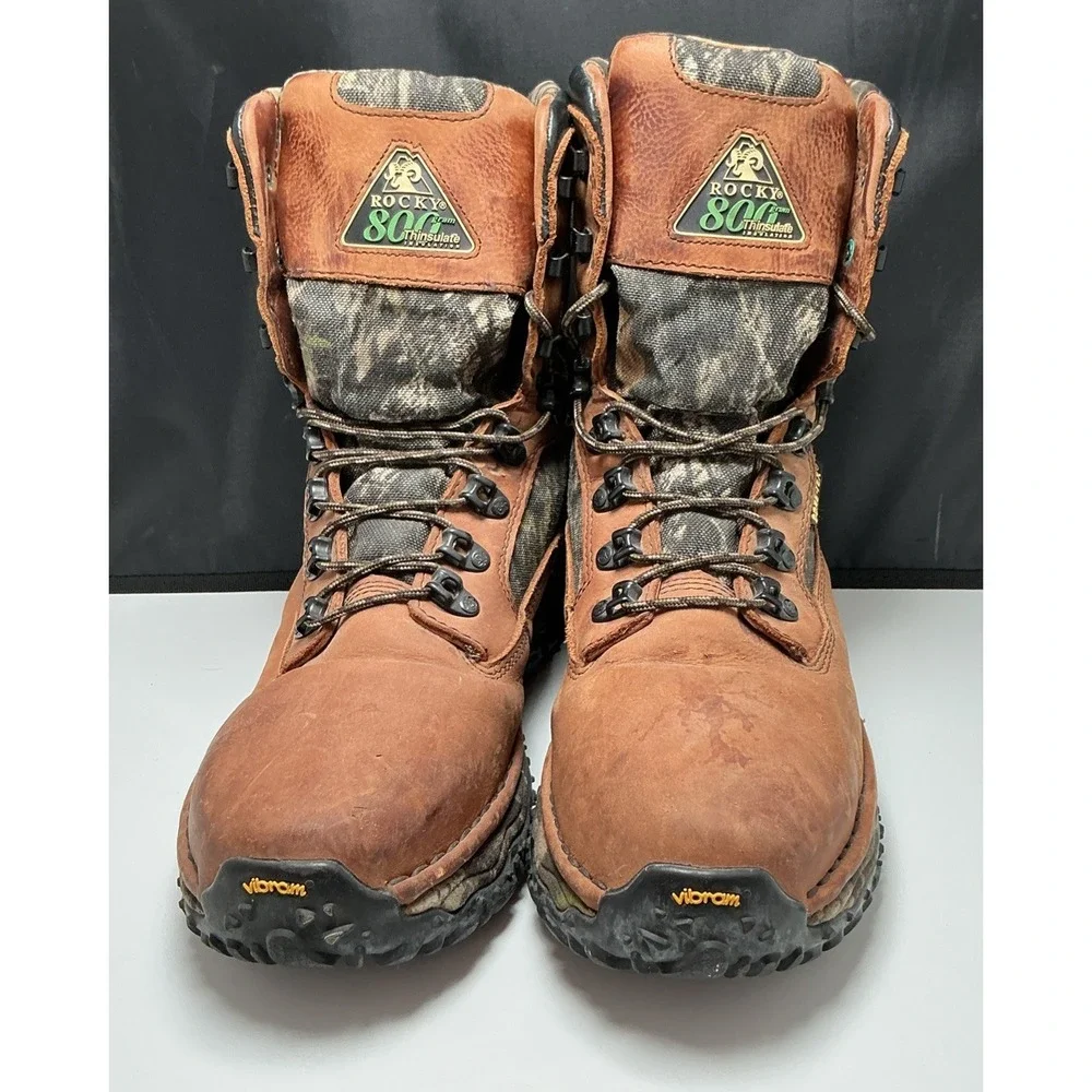 Rocky Rampage 800‎ Gram Thinsulate Vibram Size 9 Men's Boots 8992